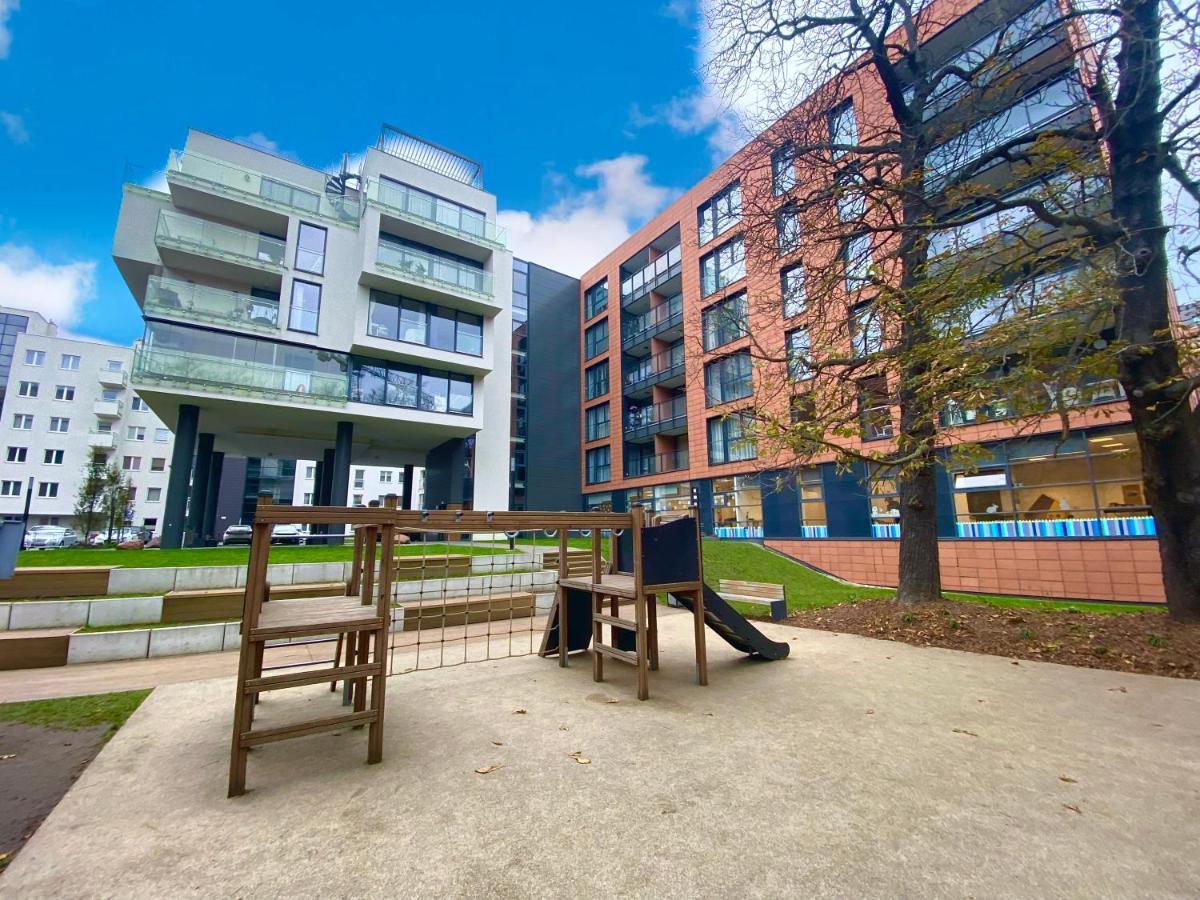 Apartament W Sercu Gdanska Z Parkingiem Podziemnym Eksteriør bilde